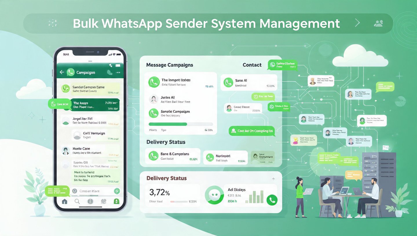 Bulk WhatsApp Sender System Management